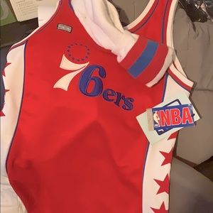 Hardwood classics 76ers jersey dress (nba4her)